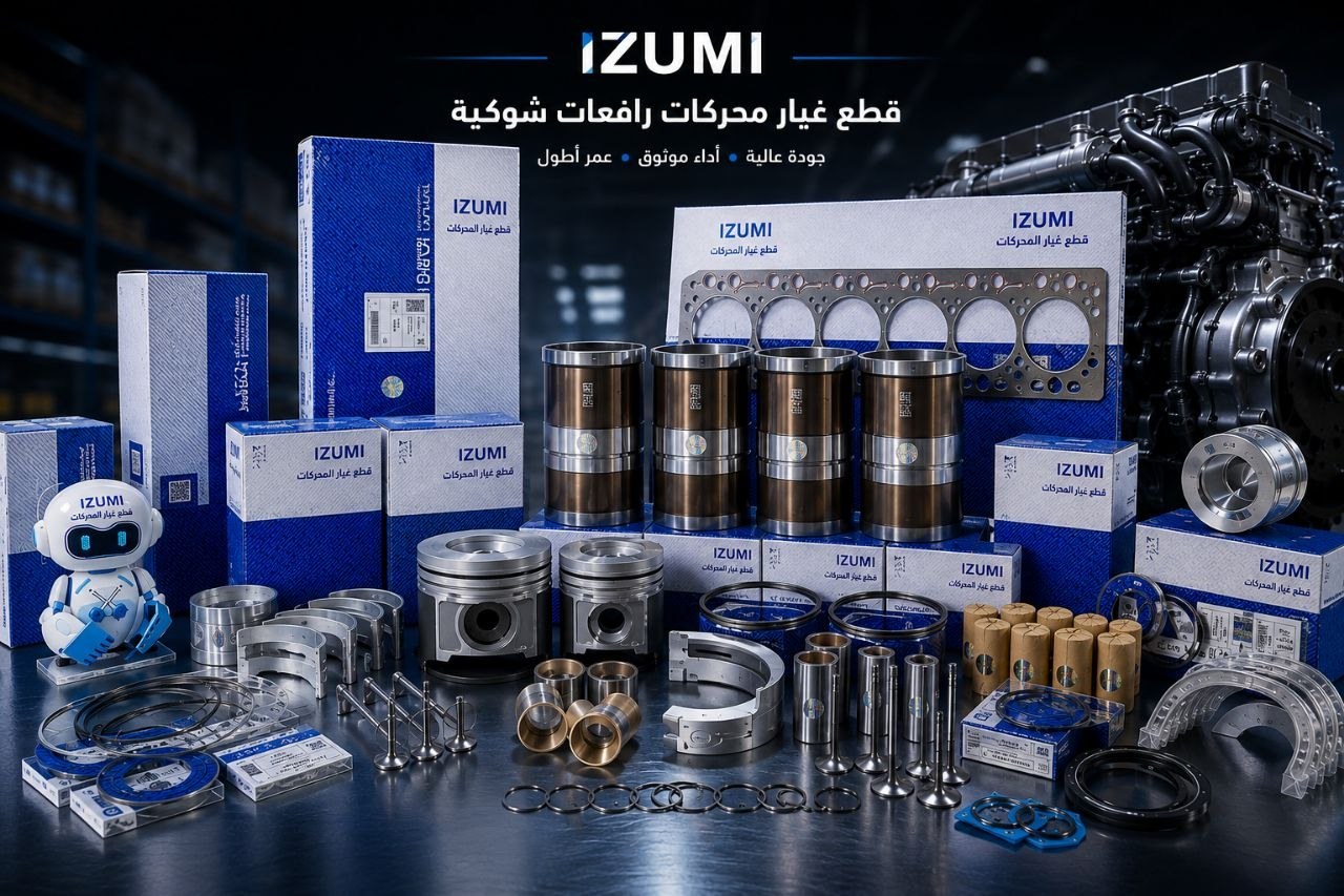 قطع غيار محركات رافعات شوكية ماركة Izumi الأصلية OEM لدى MCFT KSA بالرياض